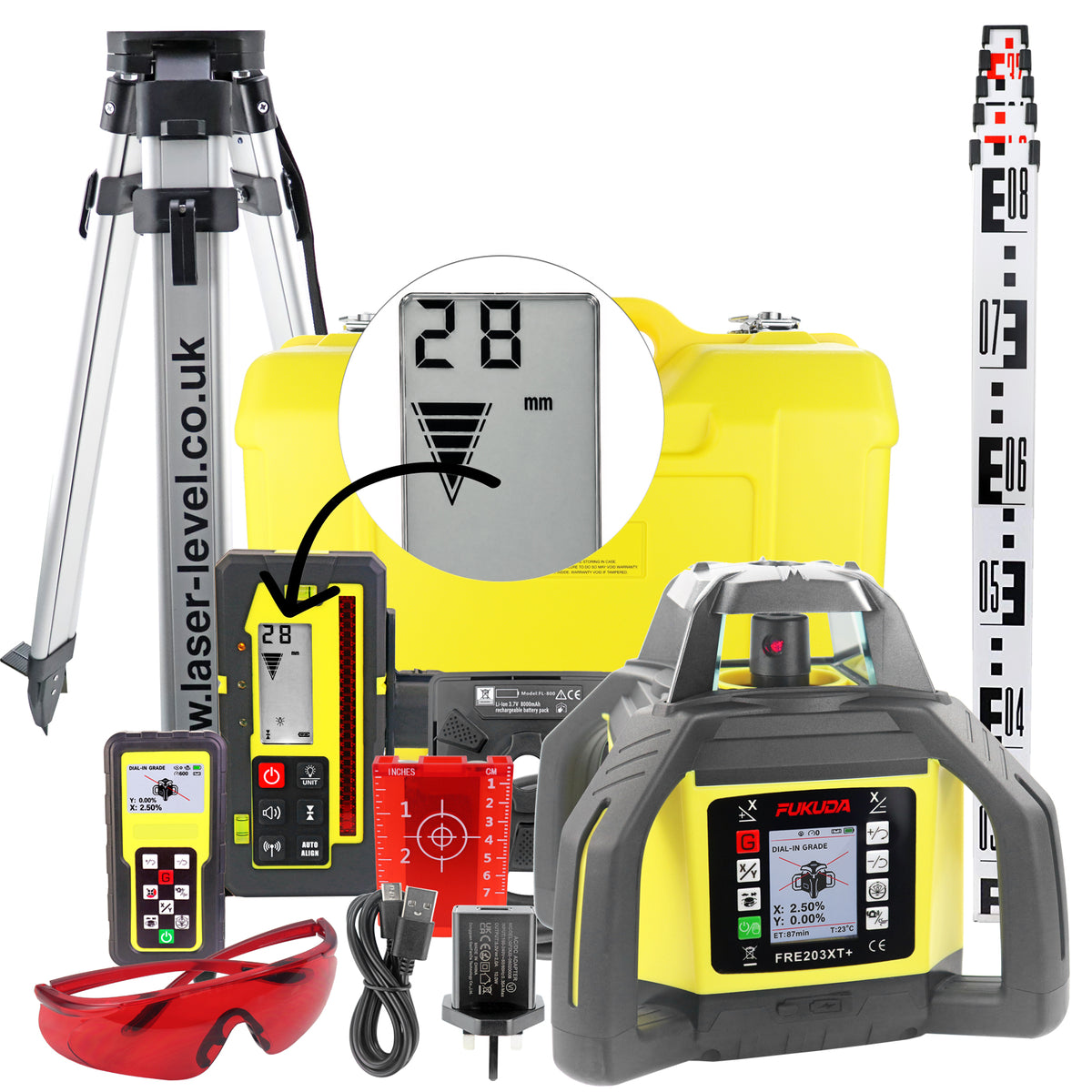 Fukuda FRE-203XT+ mm/inch True Grade Kit - Outlet