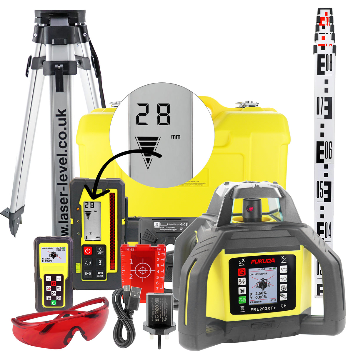 Fukuda FRE-203XT+ mm/inch True Grade Kit - Outlet