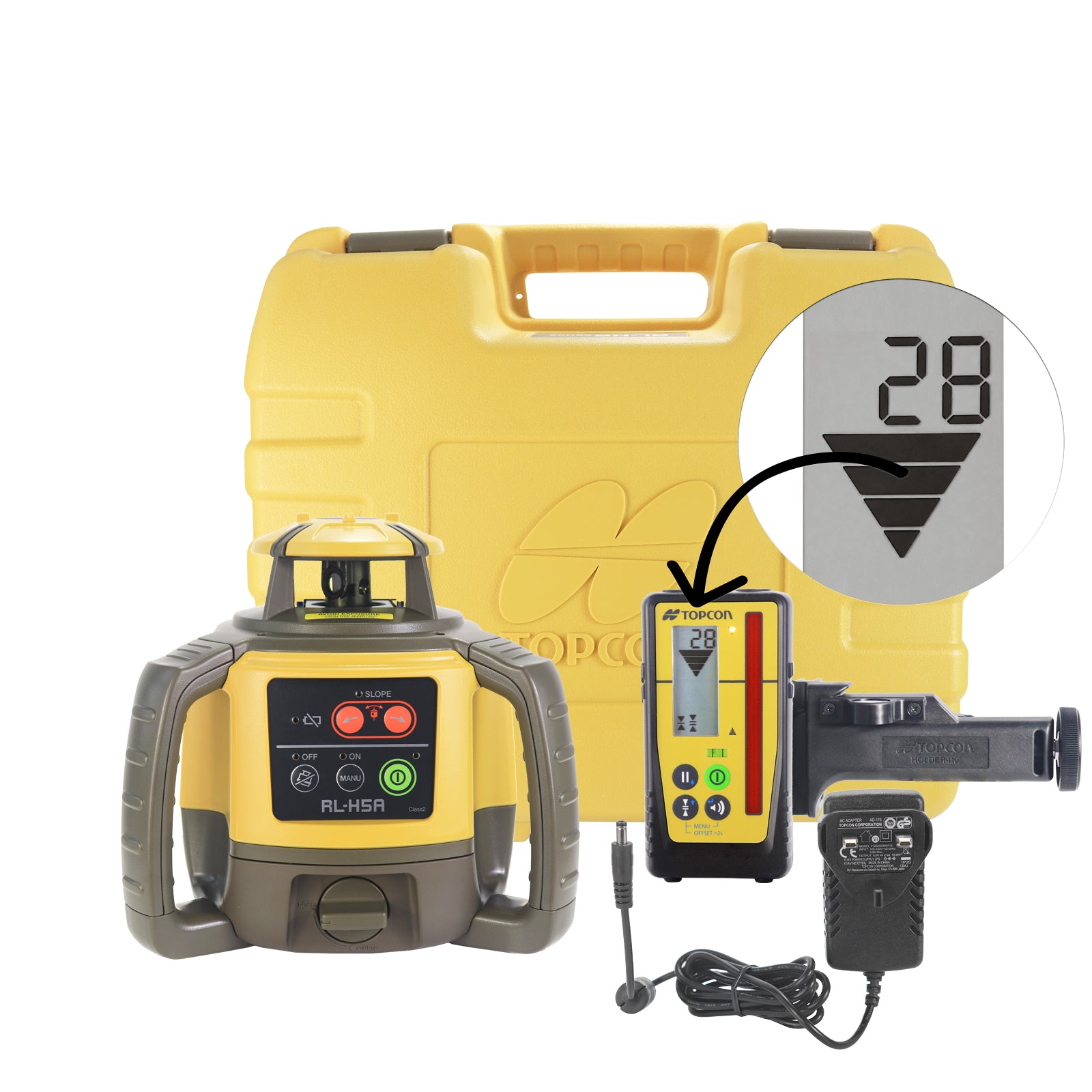 Topcon RL-H5A Rotary Laser Base Unit