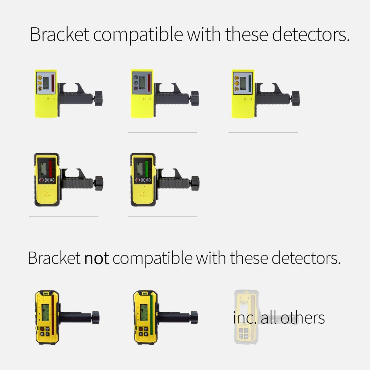 Fukuda FRE-102, FRE-201, FRE-202, FRE-203, FRE-205, FRE-207, FRE-208 FRE-211 & FRE-301 Rod/Staff Clamp Bracket - Outlet